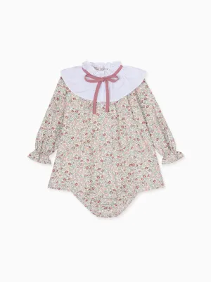 Ivory Floral Odisea Baby Girl Set
