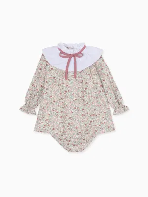 Ivory Floral Odisea Baby Girl Set