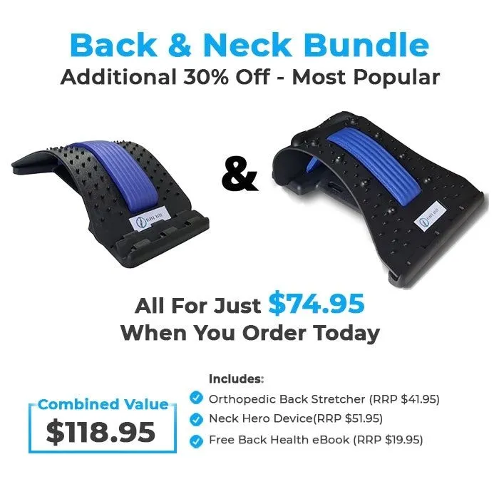 Kenko Back™ - Orthopedic Lower Back Stretcher