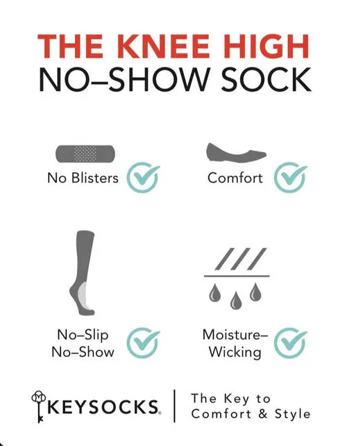 Keysocks Light Knee High No-Show Socks