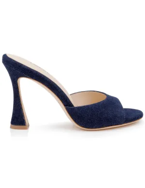L'Agence Avery Denim Mule Heel