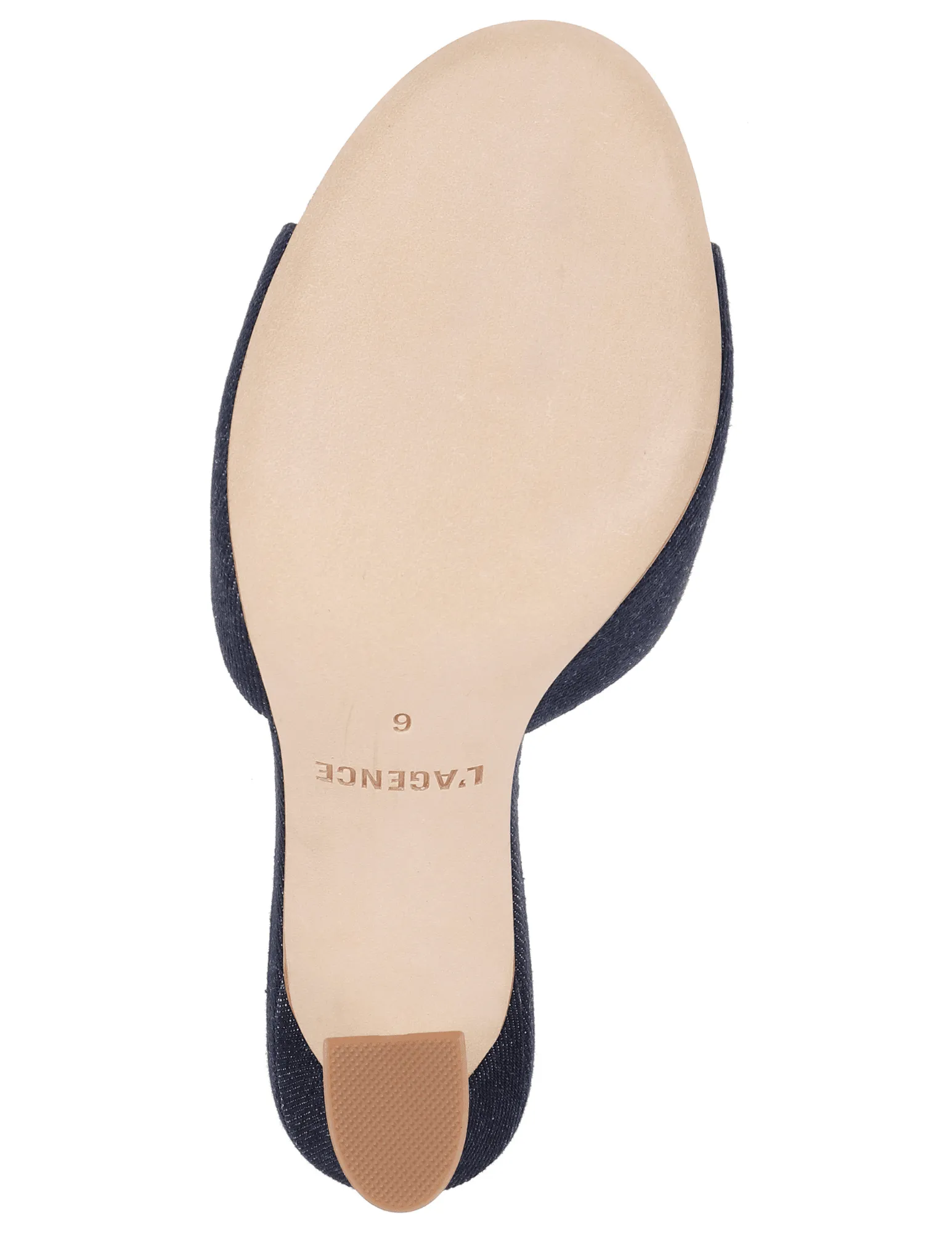 L'Agence Avery Denim Mule Heel