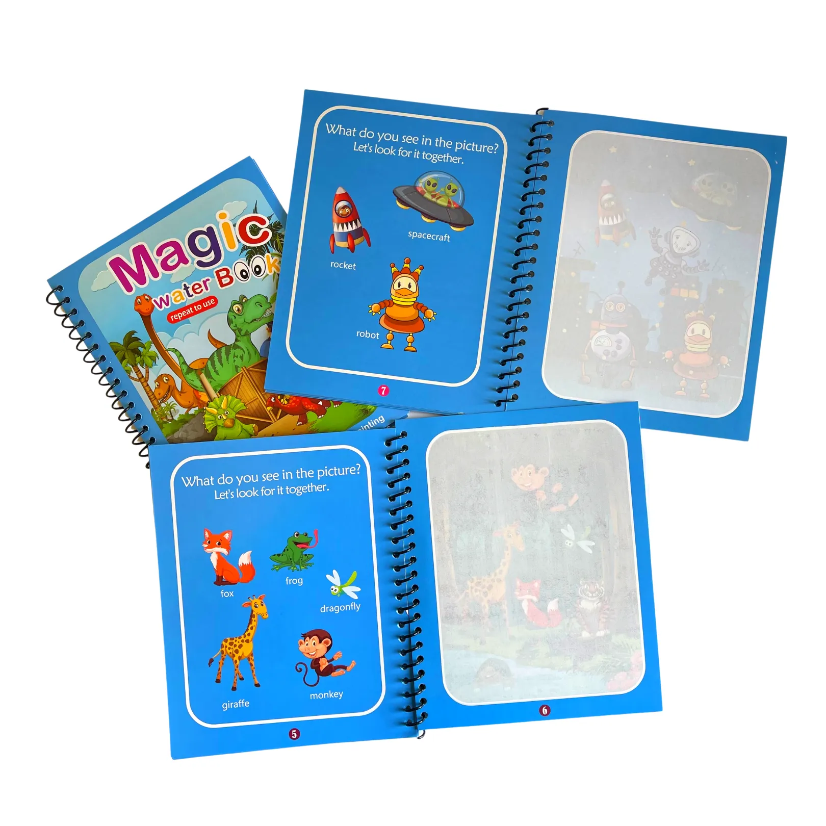 Magic Water Book Activity - 3 Pack