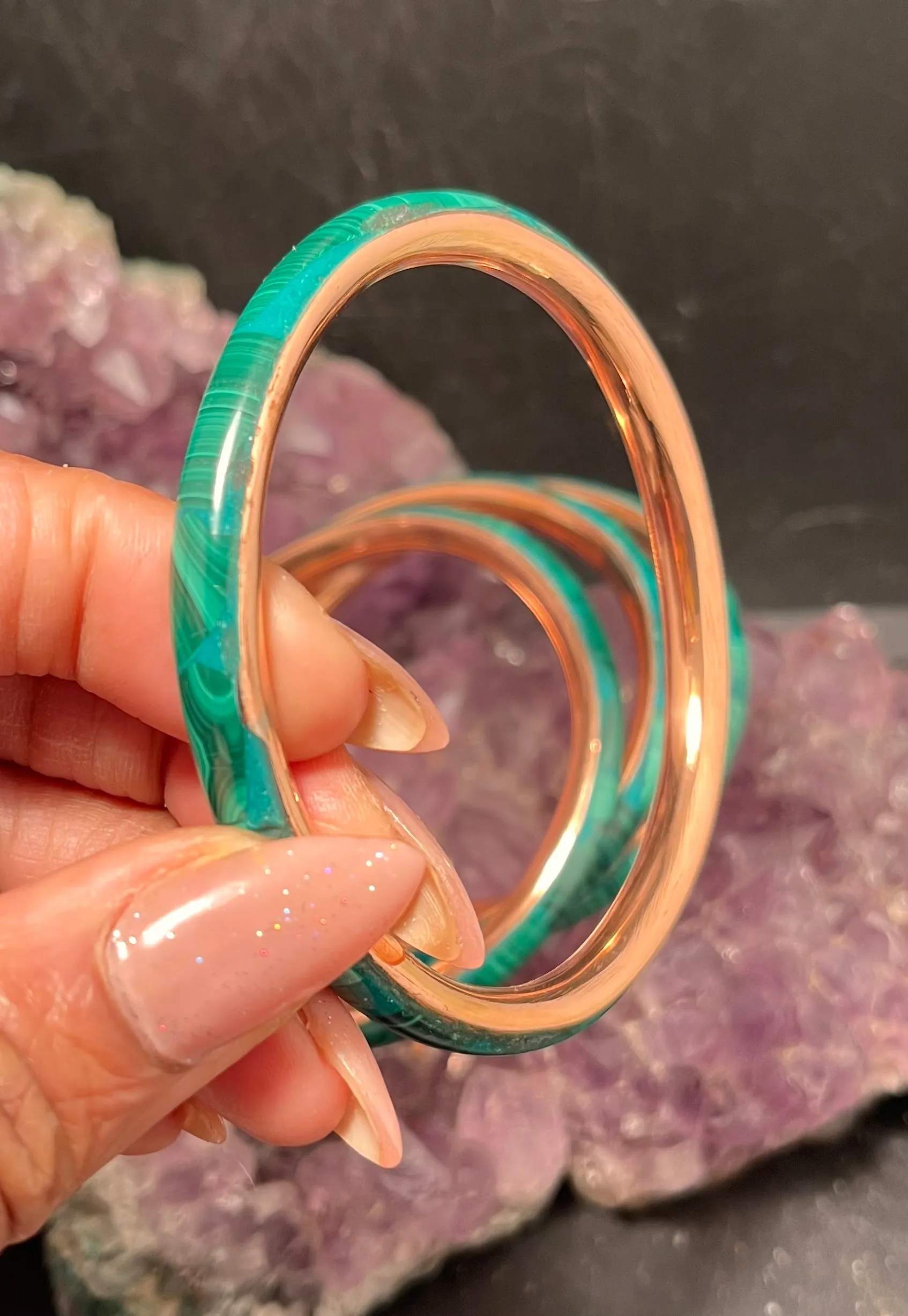 Malachite Bracelet Bangle
