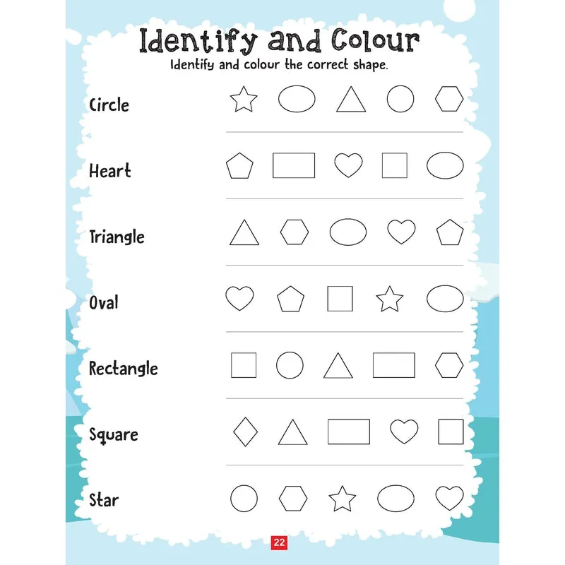 Maths Activity Book Age 4 