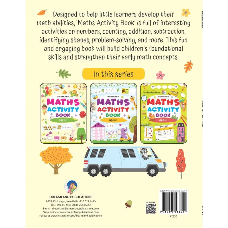 Maths Activity Book Age 4 