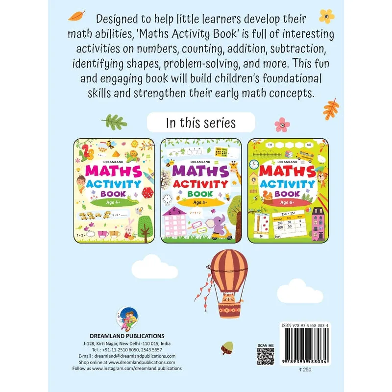 Maths Activity Book Age 5 