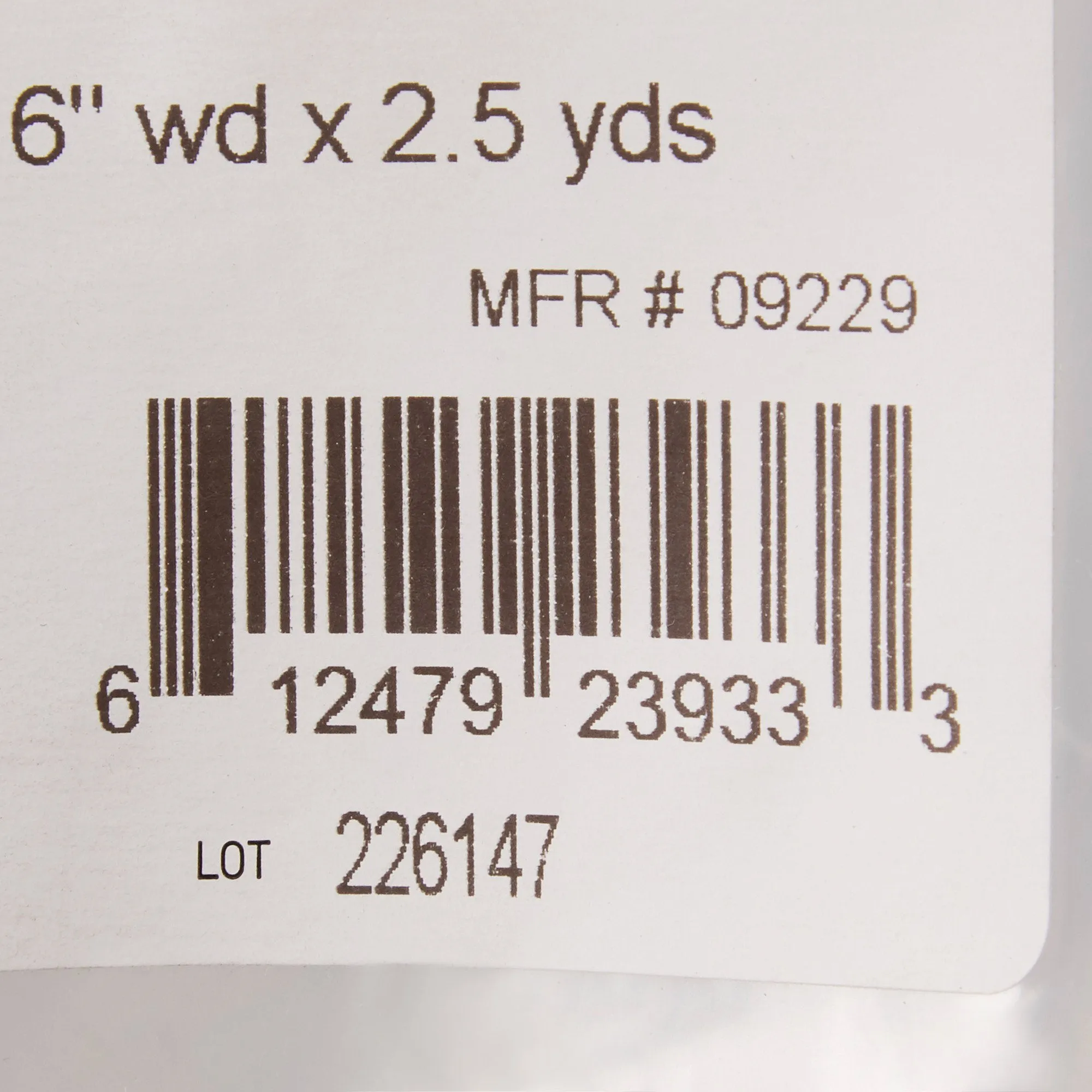 McKesson White Wool / Rayon Adhesive Orthopedic Felt Roll, 6 Inch x 2-1/2 Yard