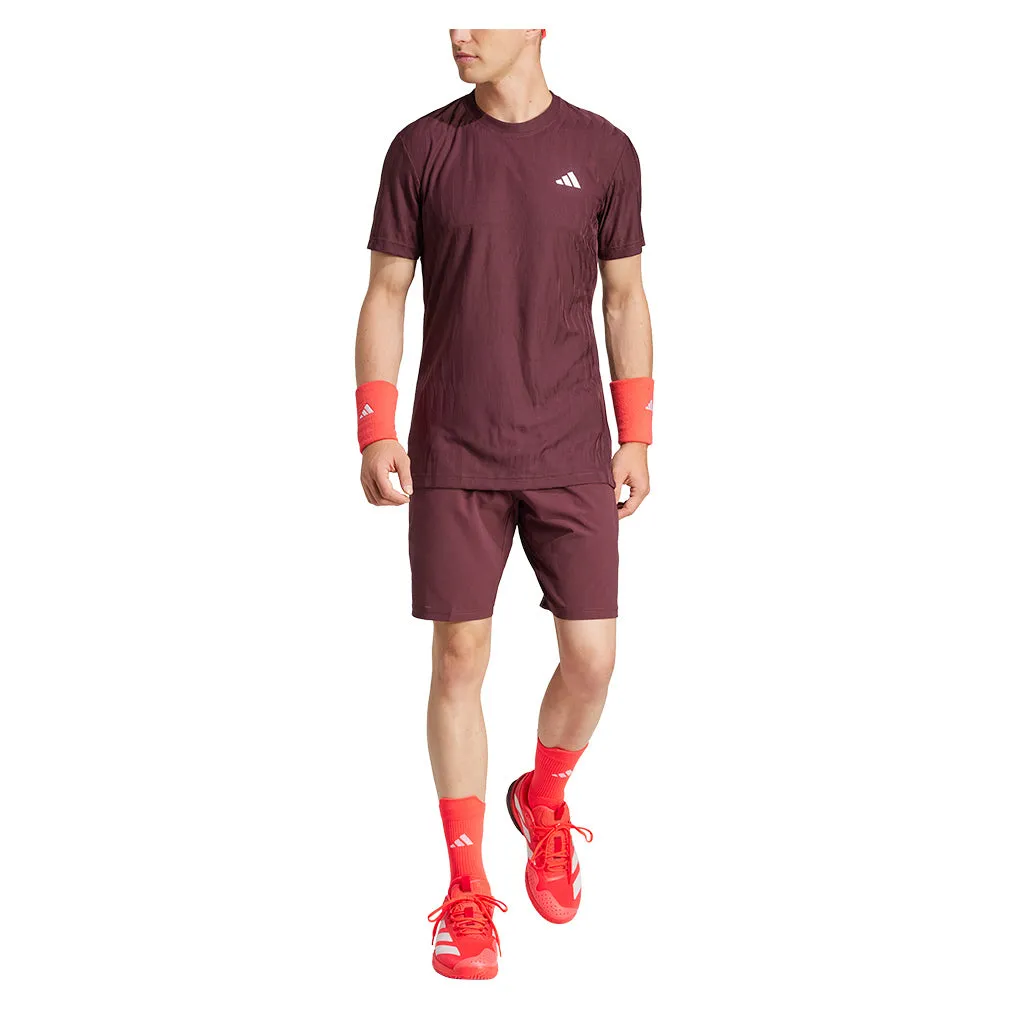Men`s Ergo 9 inch Tennis Short Aurora Ruby