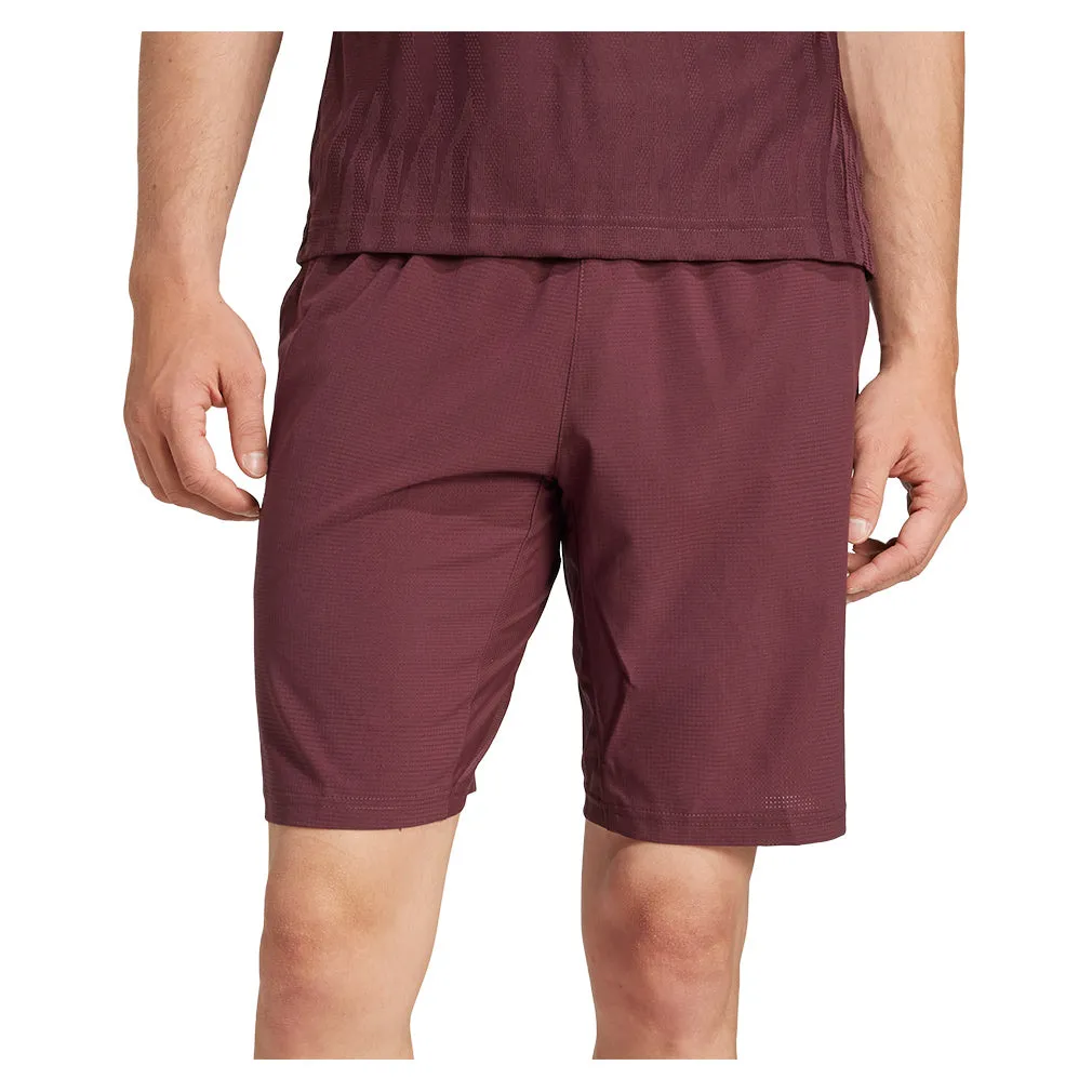 Men`s Ergo 9 inch Tennis Short Aurora Ruby