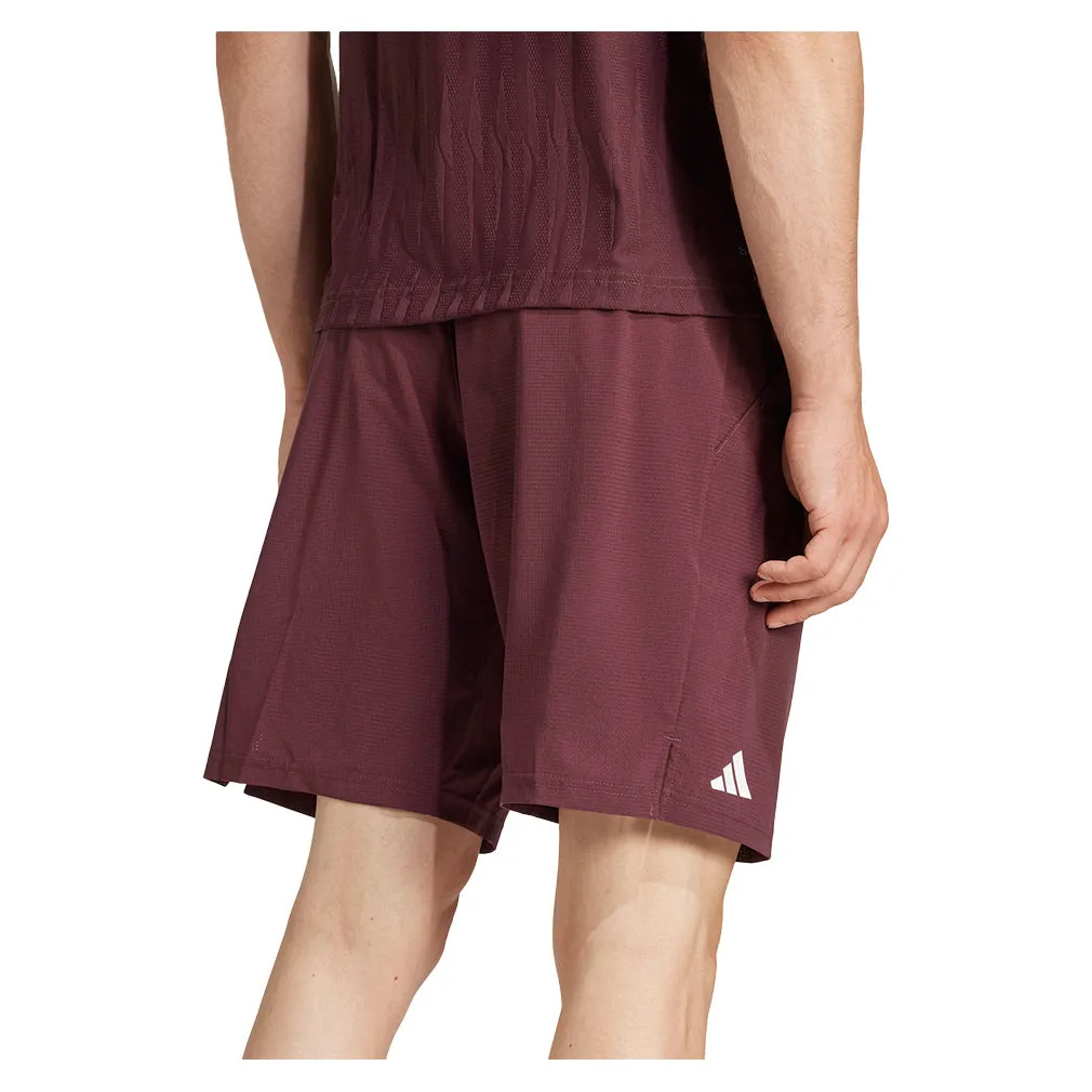 Men`s Ergo 9 inch Tennis Short Aurora Ruby