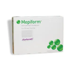 Molnlycke 293400 Mepiform Scar Care Dressing With Safetac 10cm x 18cm