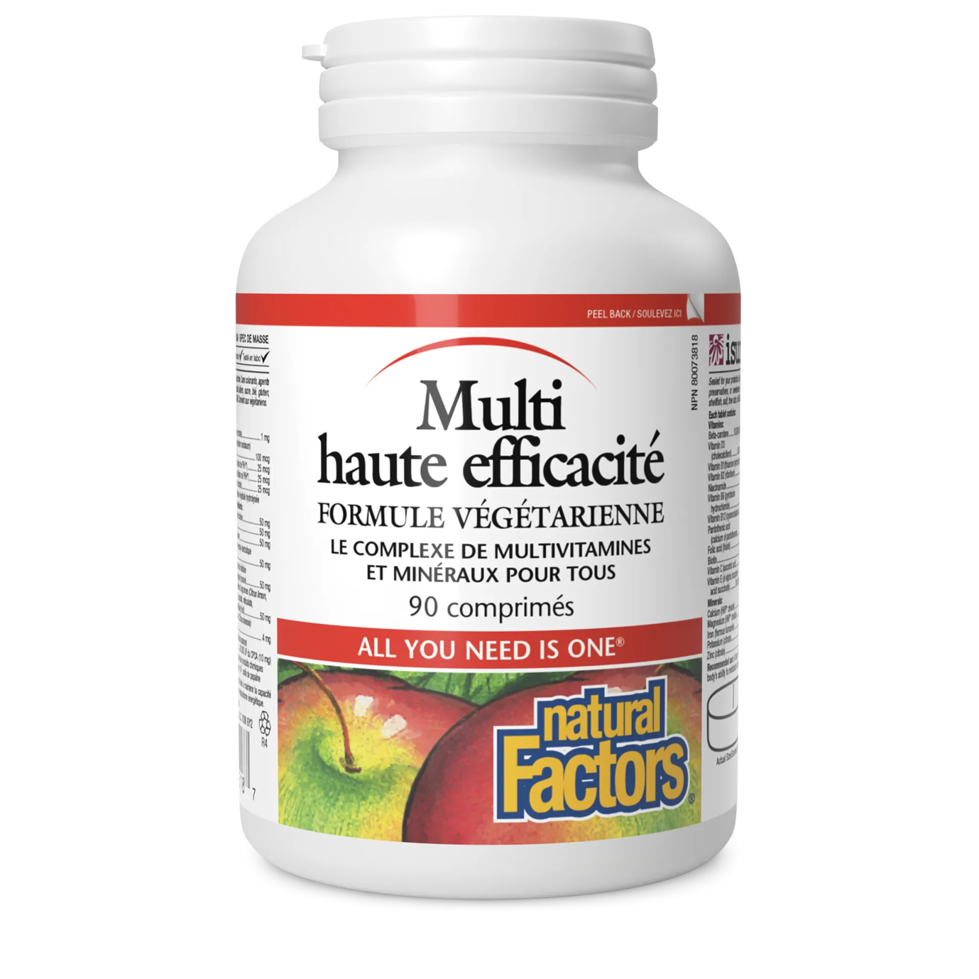 Multi haute efficacité Formule végétarienne