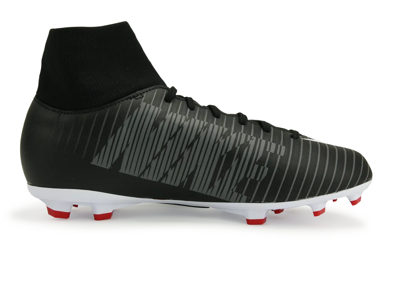 Nike Kids MercurialX Victory VI Dynamic Fit FG Black/White/Dark Grey