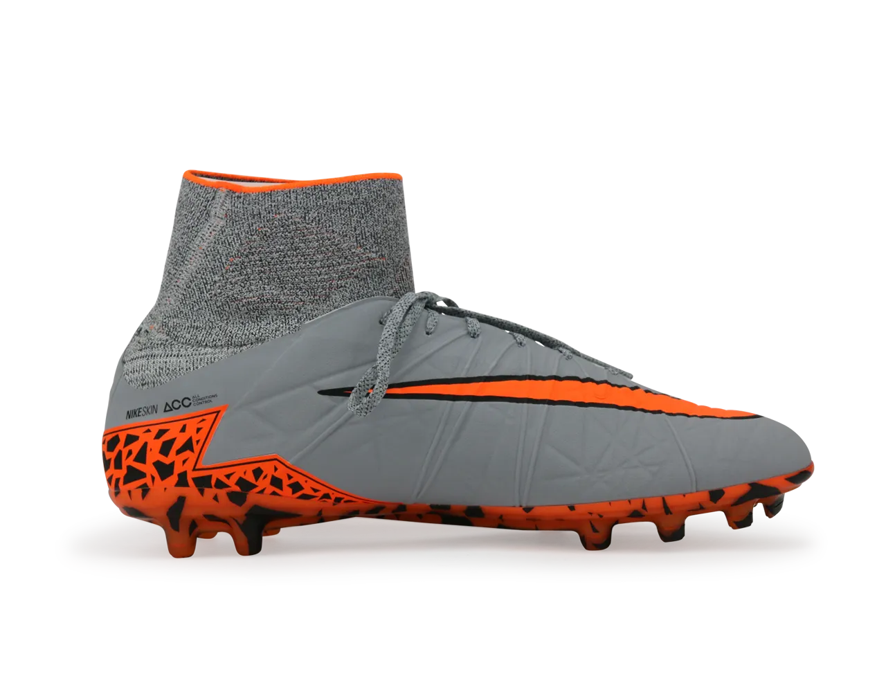 Nike Men's Hypervenom Phantom II FG Wolf Grey/Total Orange/Black