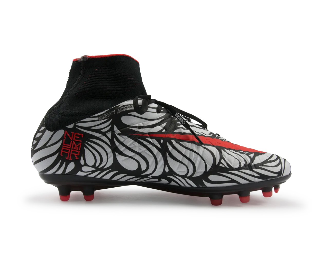 Nike Men's Hypervenom Phantom II NJR FG Black/Bright Crimson/White