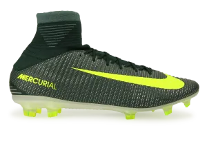Nike Men's Mercurial Veloce III DF CR7 FG Seaweed/Volt/Hasta/White