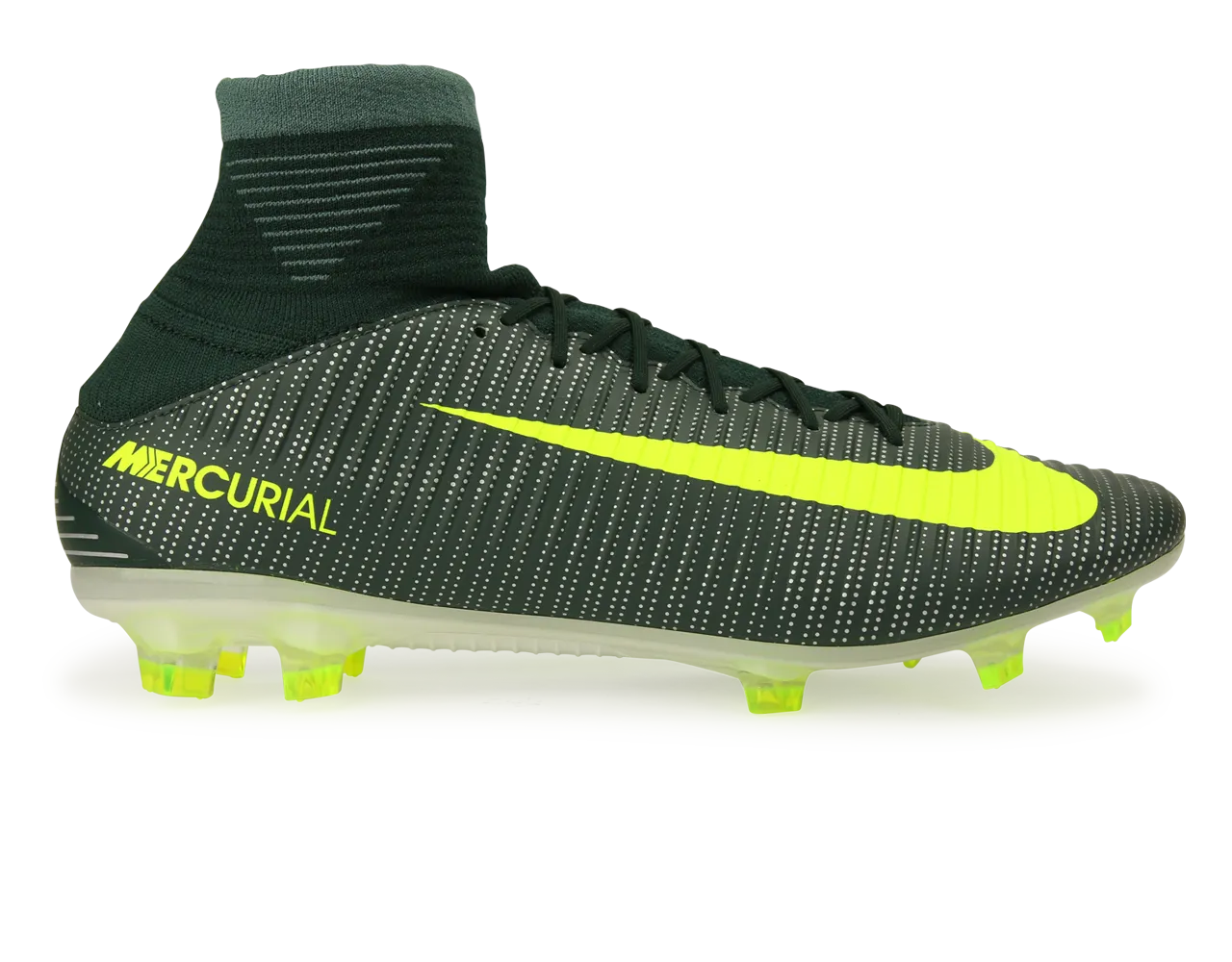 Nike Men's Mercurial Veloce III DF CR7 FG Seaweed/Volt/Hasta/White
