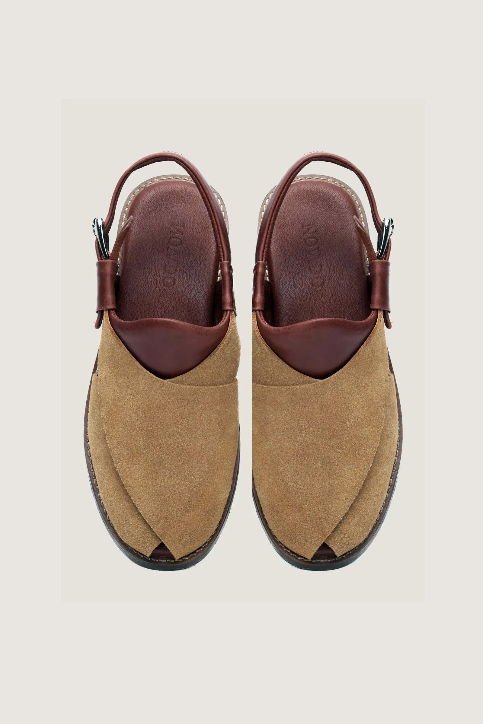 Novado - Gull Khan Contrast Leather - Camel & Brown