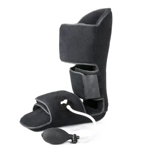 Plantar Fasciitis Night Splint with Pneumatic - 90 Degree Soft Leg Brace Support
