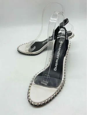Pre-Owned Alexander Wang Clear Size 38 Studded Slingback Sandals