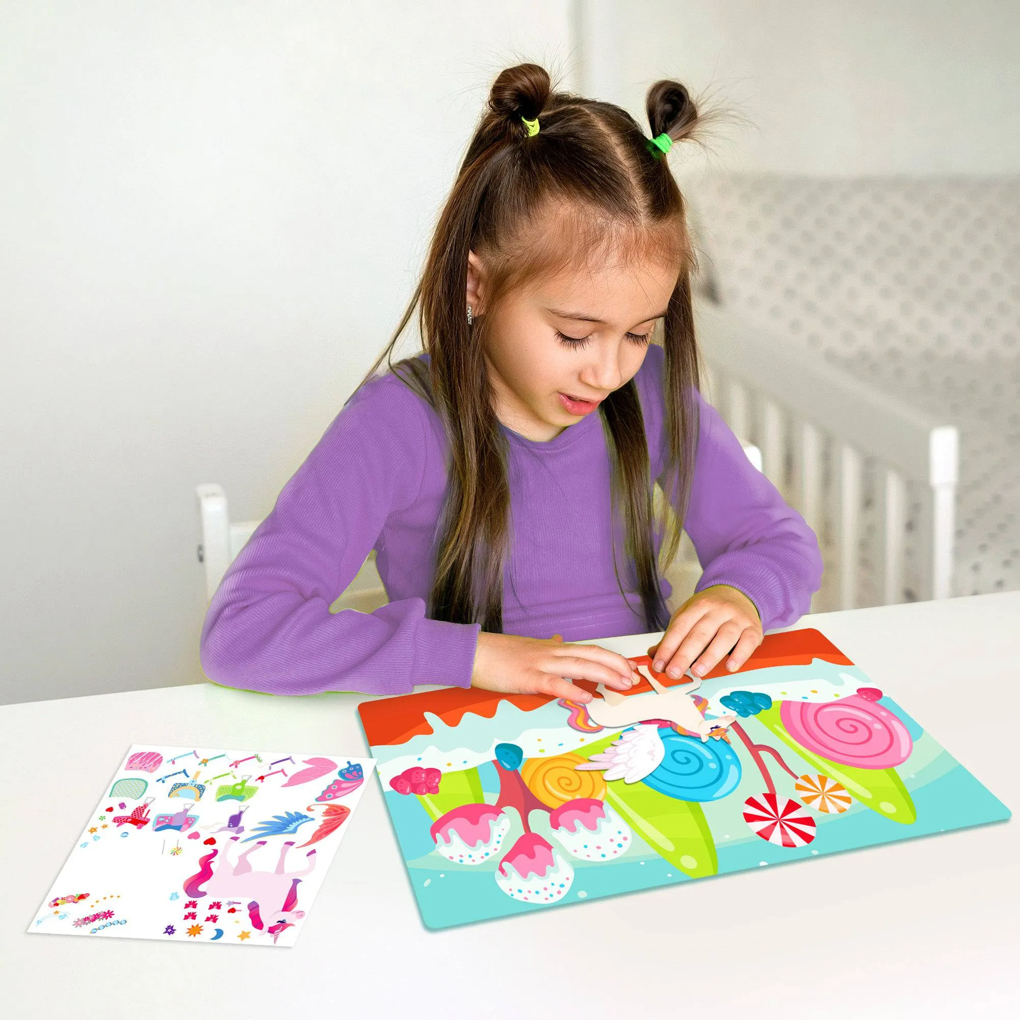 Puffy Stickers Activity Book - Fairy & Unicorn
