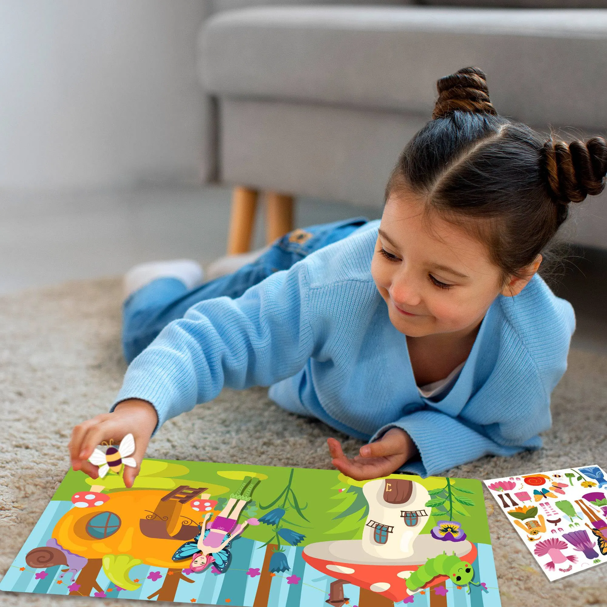 Puffy Stickers Activity Book - Fairy & Unicorn