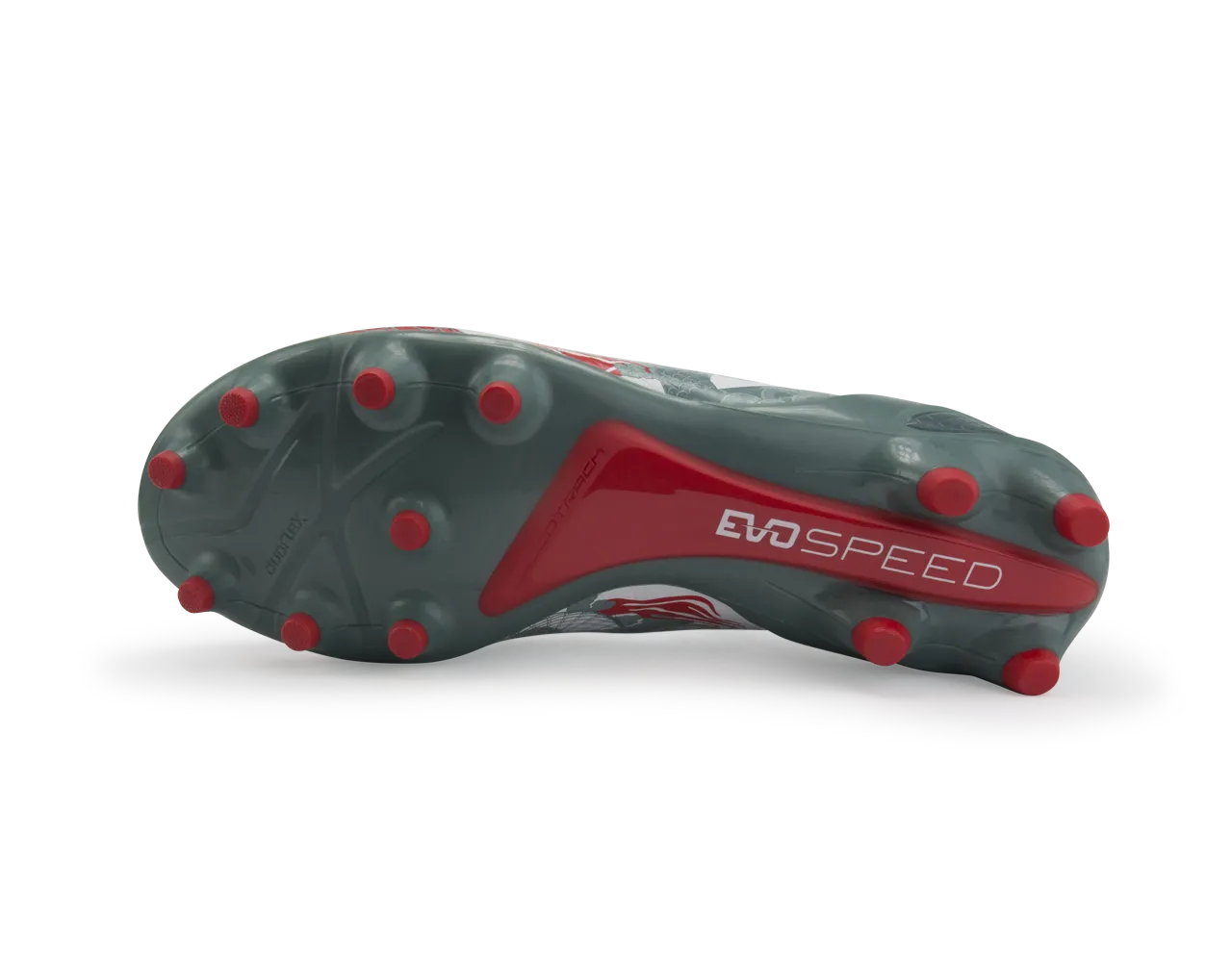 PUMA Men's evoSPEED 1.3 Graphic FG White/Sea Pine/High Risk Red