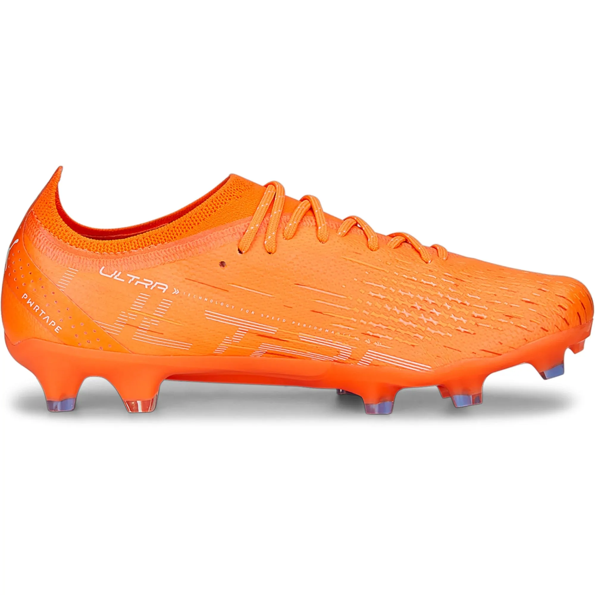 Puma Ultra Ultimate FG/AG Firm Ground Soccer Cleats - Orange/White/Blue
