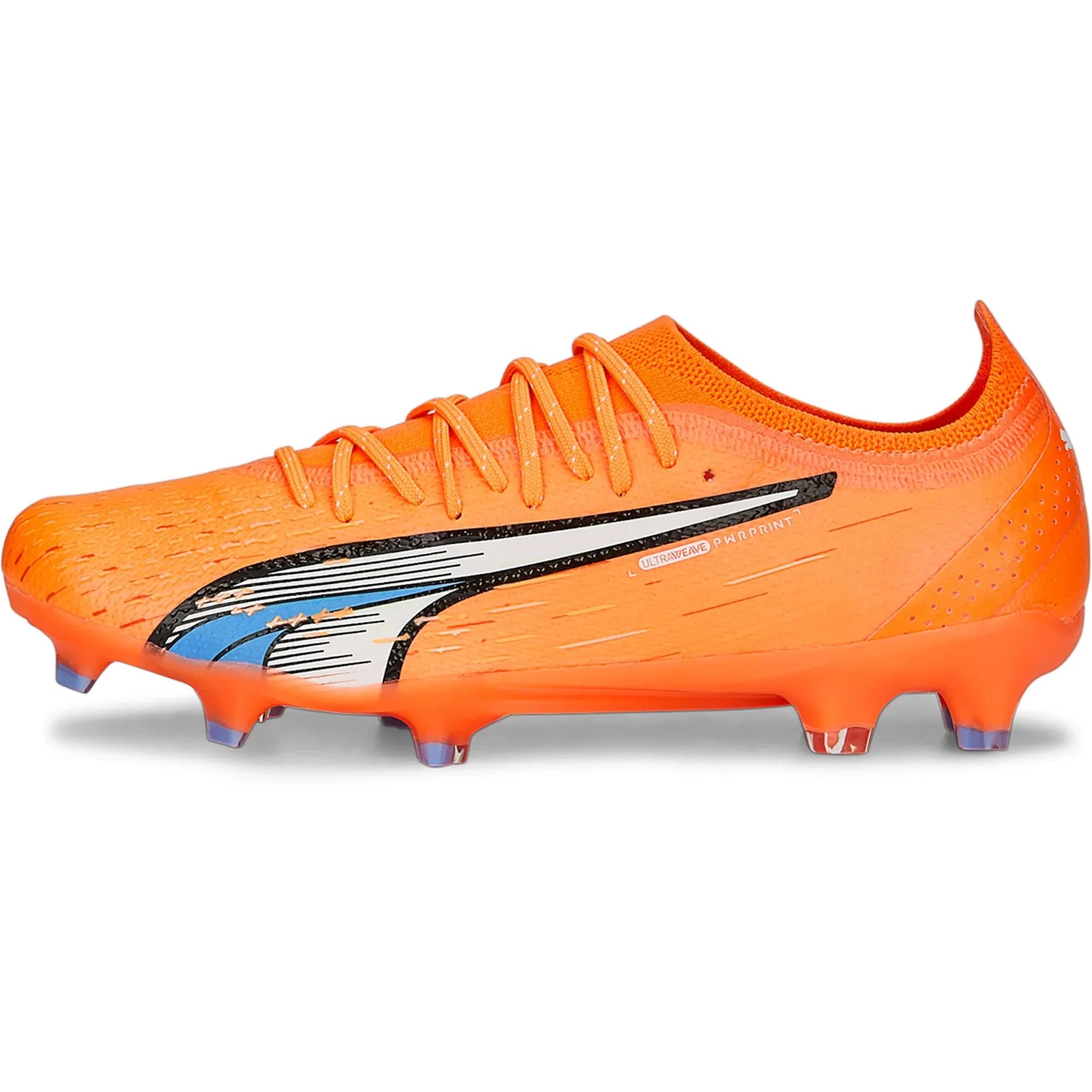 Puma Ultra Ultimate FG/AG Firm Ground Soccer Cleats - Orange/White/Blue