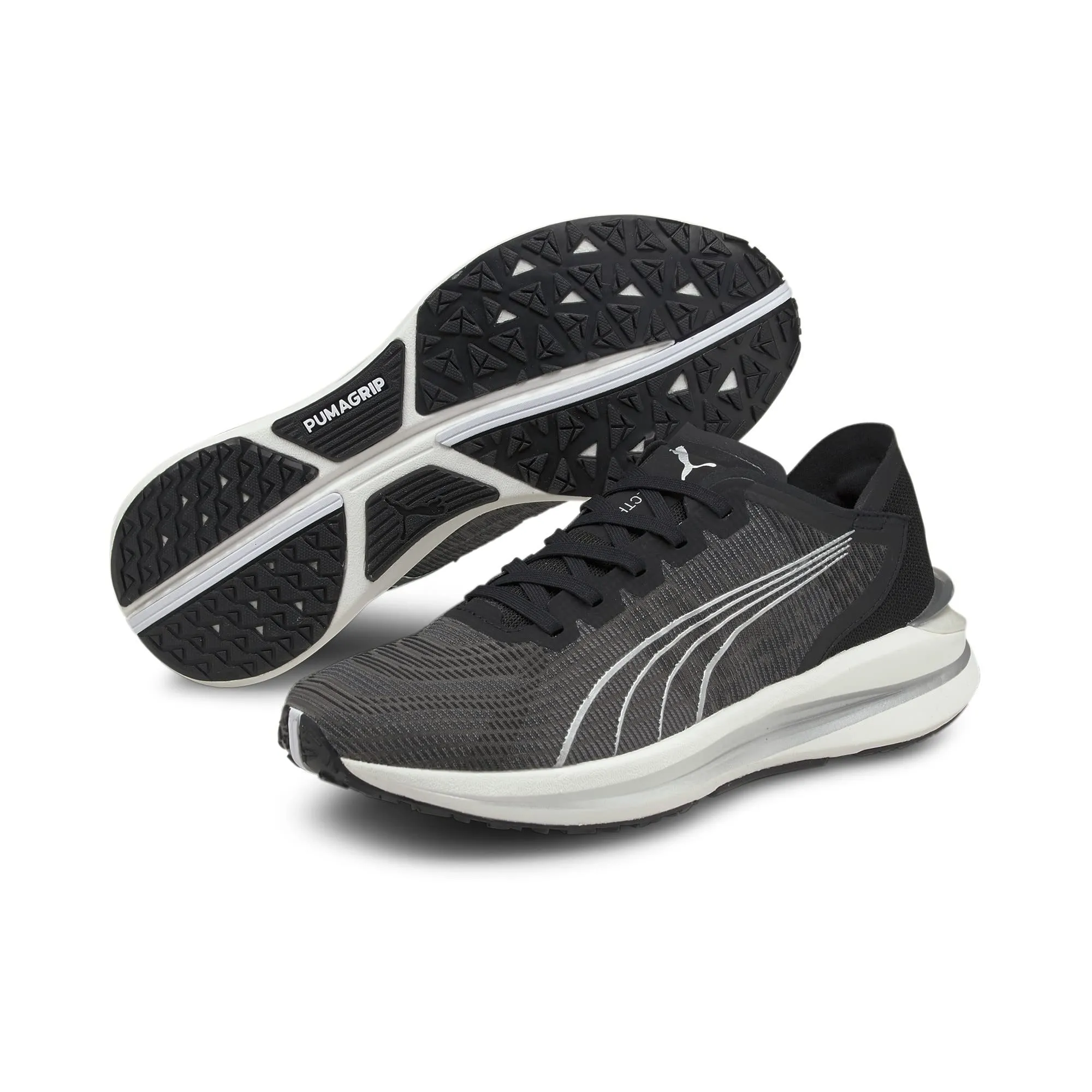 Puma Women's Electrify Nitro WNS Running Shoe, Puma Black, 4