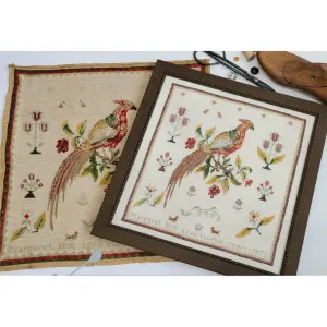 Quaint Rose Needleart ~ Margaret Hull 1872 Reproduction Sampler Pattern