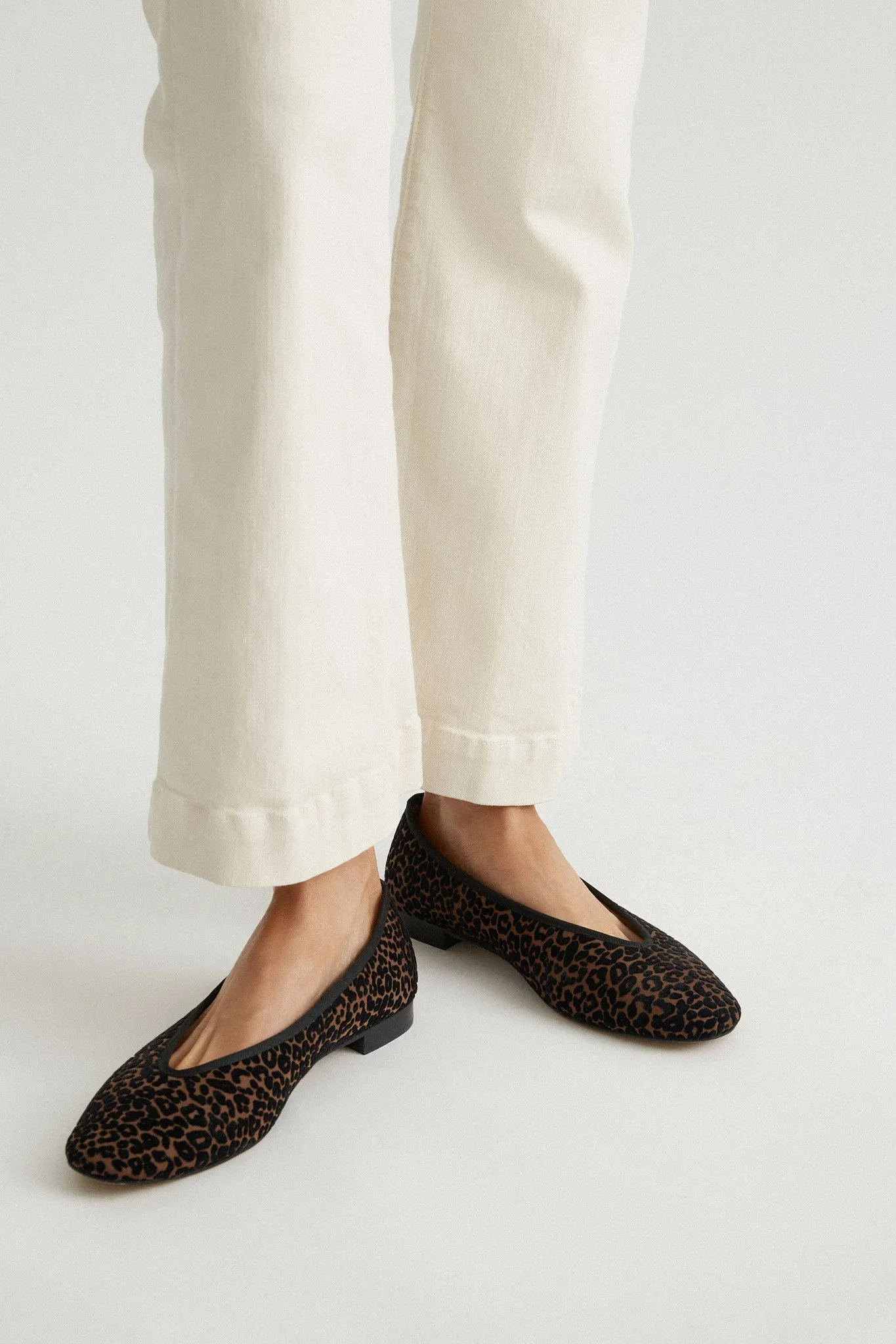 Velvet Leopard Nina Flats