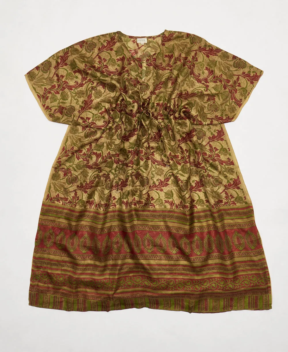 Vintage Silk Kaftan - No. 240206 - O/S - Petite