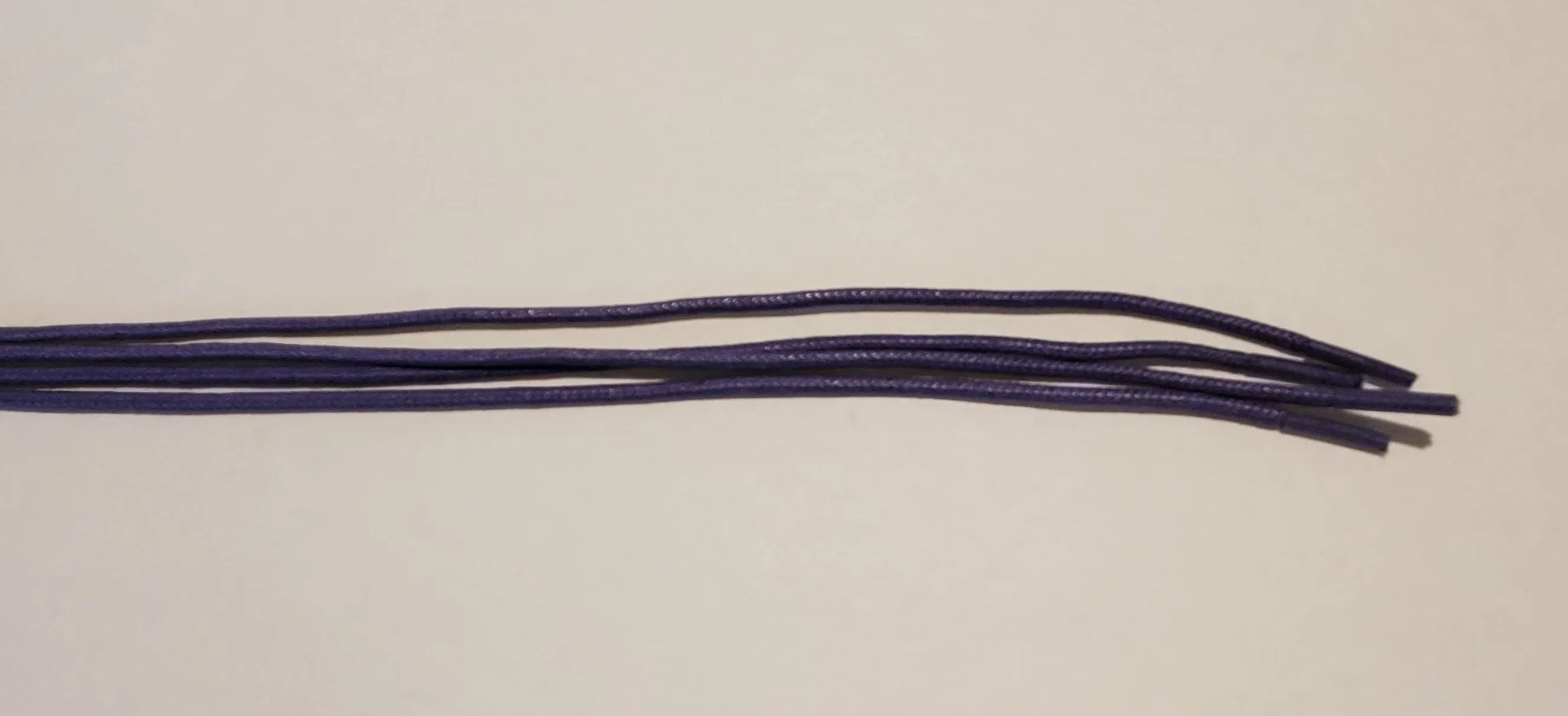 Waxed Cotton Dress Shoelaces
