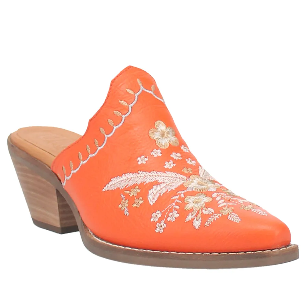 Wildflower Floral Mule Booties