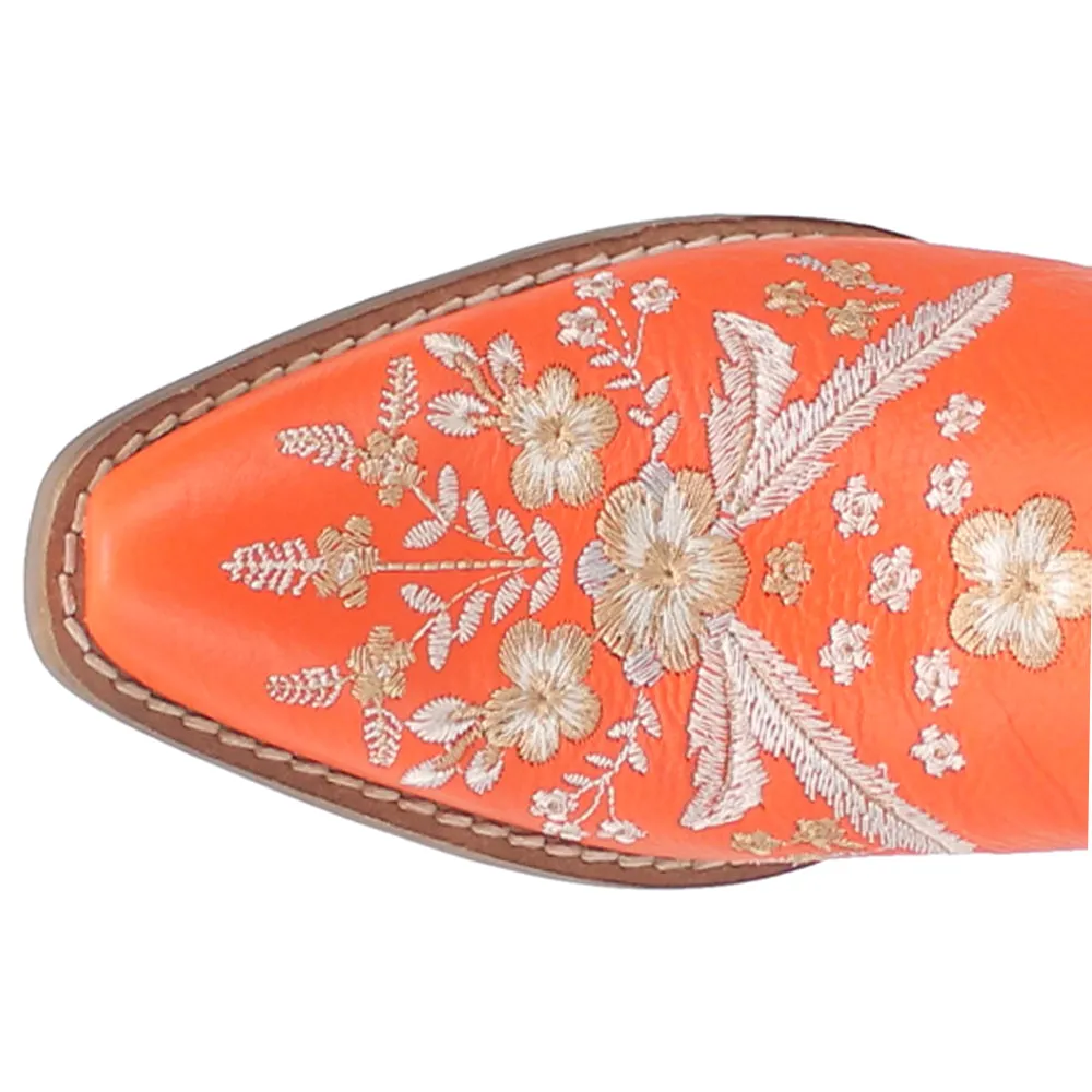 Wildflower Floral Mule Booties