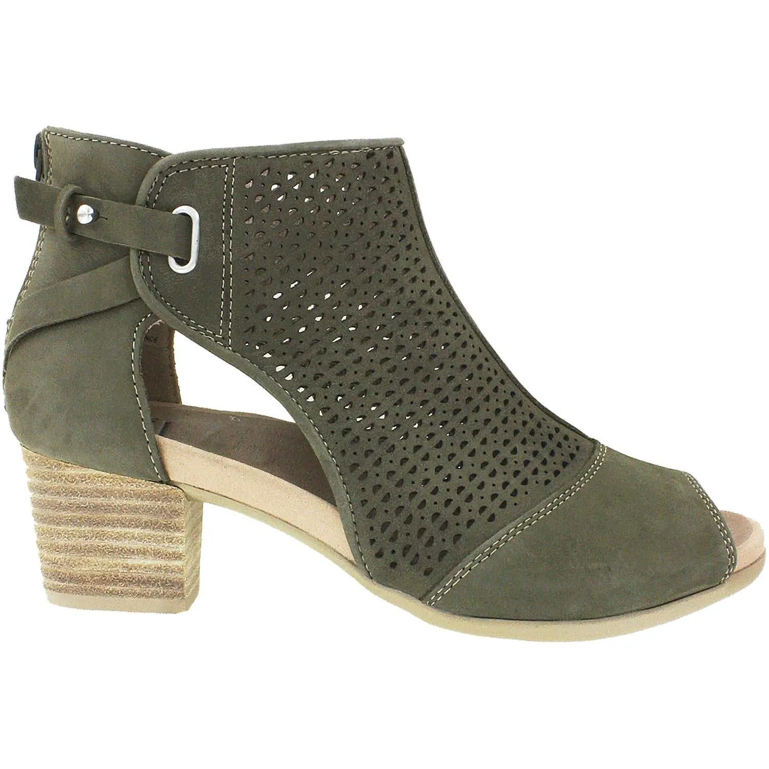 Women's Earth Sahara Dark Olive Suede