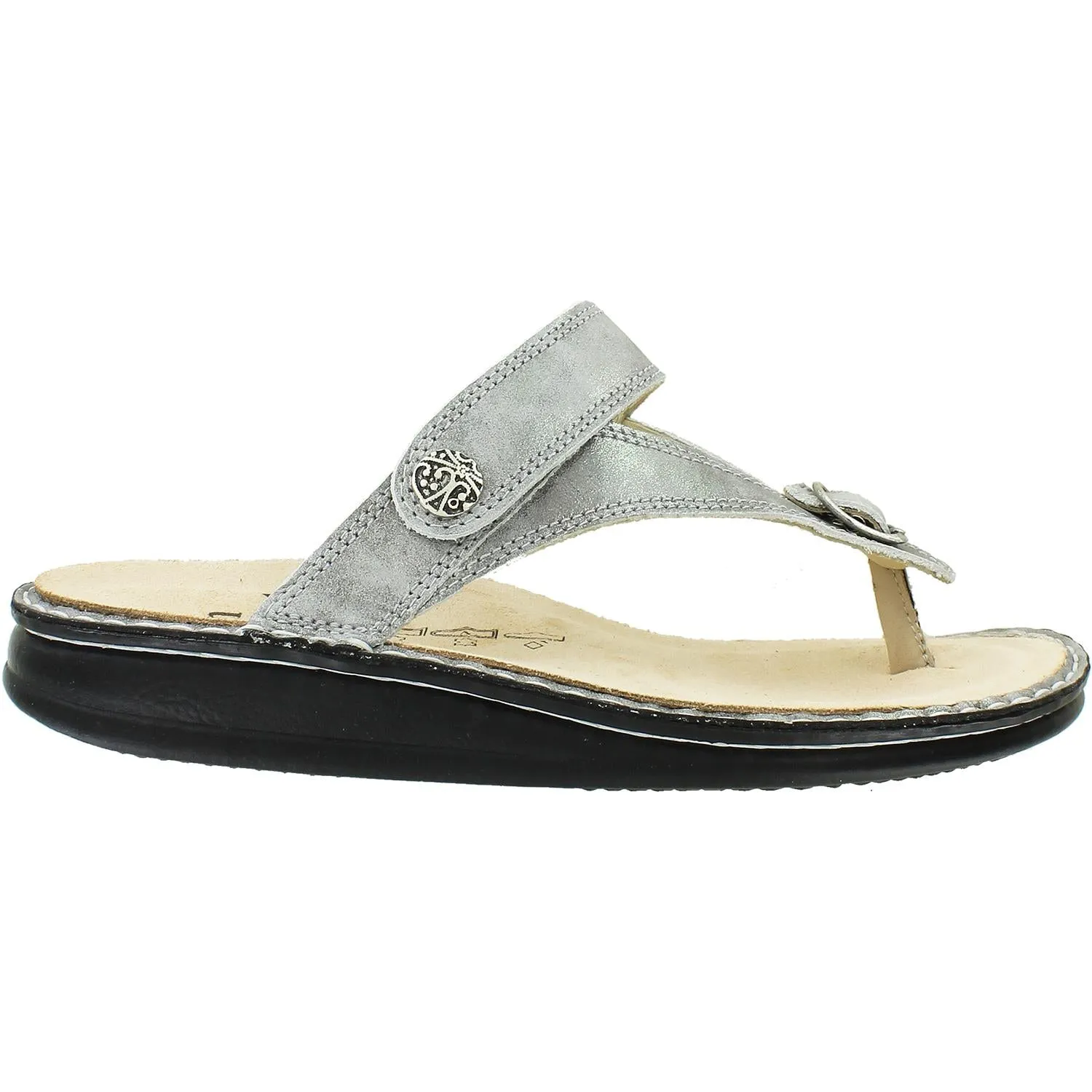 Women's Finn Comfort Alexandria Marley Silver Leather